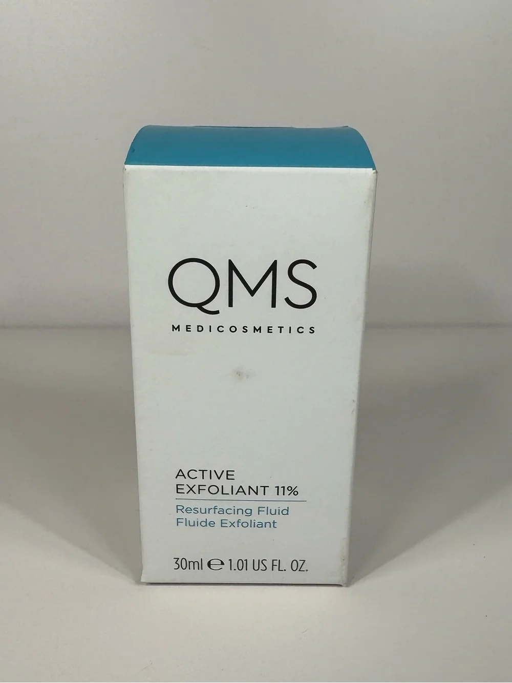 QMS Medicosmetics Active Exfoliant 11% Resurfacing Fluid 1.01 oz / 30 mL NIB